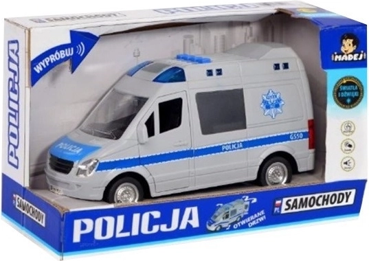 Lengyel rendőrautó hanggal