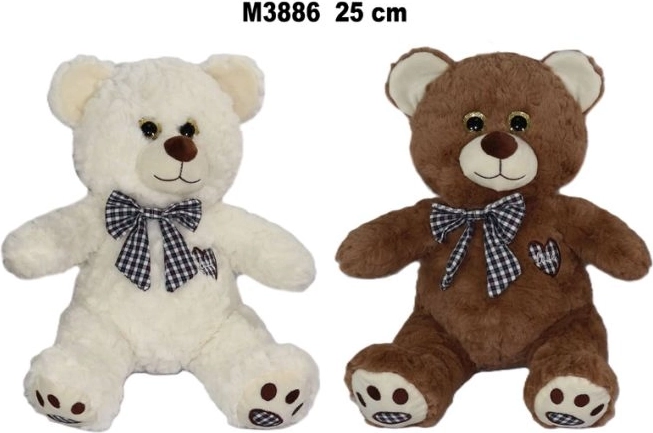 Plüssmackó 25 cm - 1 darab