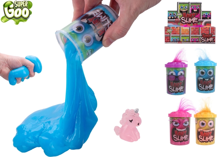 Super Goo nyálka – szőrös szörny 8 cm, 100 g