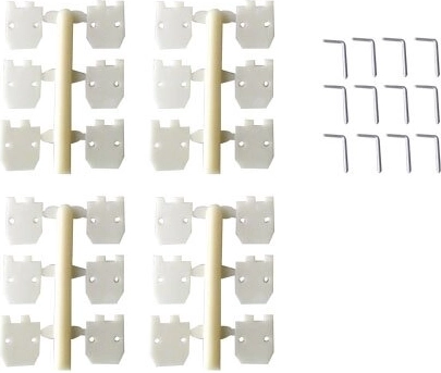 JAMARA zsanérok 11,2 × 11,2 mm, 12 db