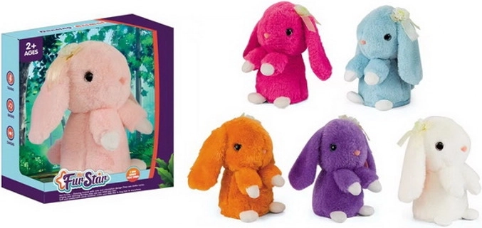 Beszélő és táncoló plüss nyuszi ismétléssel