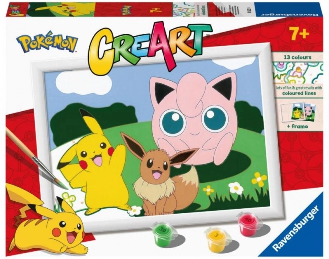 CreArt Pokémon – számozott kifestő