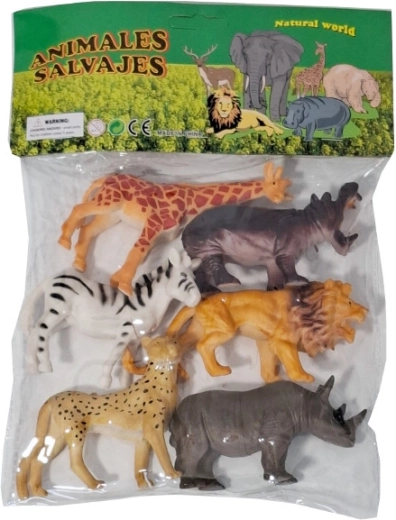 Szafari állatfigurák készlete