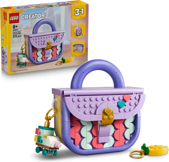 LEGO Creator divatos kézitáska tárolóhellyel