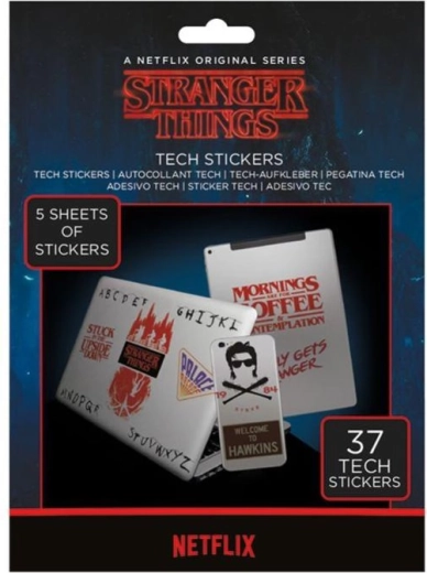 Stranger Things vinilmatricákok, 37 db