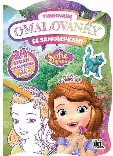 Sofie hercegnő formavágott színezőmatrica-csomaggal
