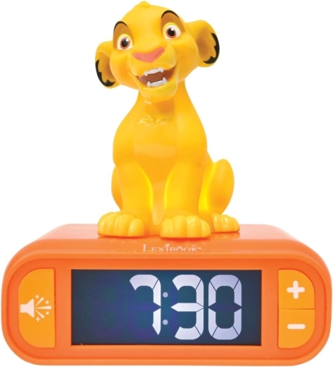 Lexibook Simba ébresztőóra világító figurával