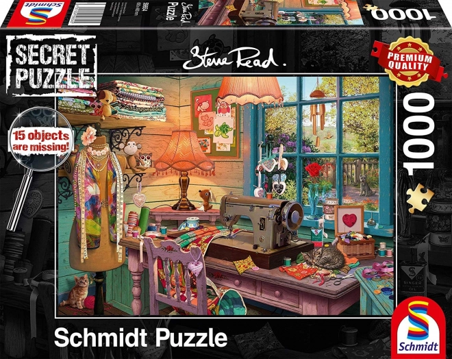 Schmidt Secret puzzle – varróműhely, 1000 darab