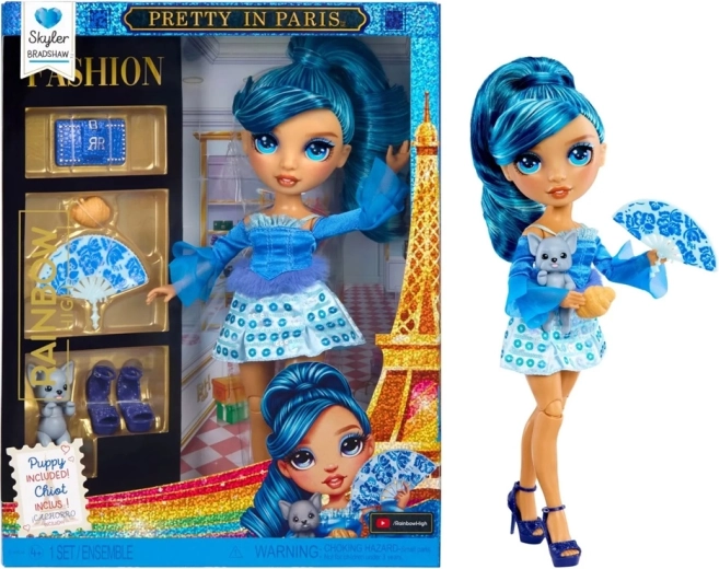 Rainbow High Pretty in Paris Violet divatbaba