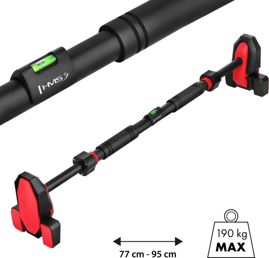 Ajtókeretbe szerelhető húzódzkodó rúd vízmértékkel HMS DD300