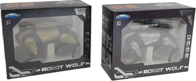 Interaktív robotfarkas fénnyel és hanggal, USB – 1 darab