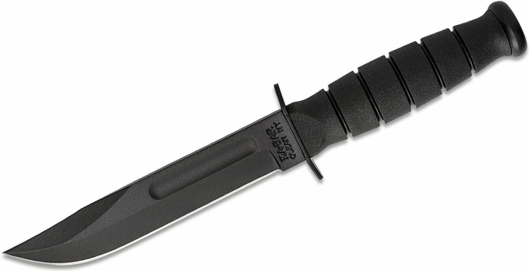 KA-BAR rövid fekete taktikai kés fix pengével