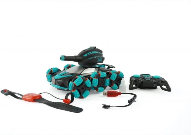 DRIVERO Verseny RC autó spray-vel és lövéssel