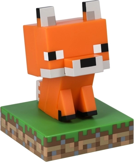 Minecraft róka ikonlámpa éjjeli fény, 11 cm
