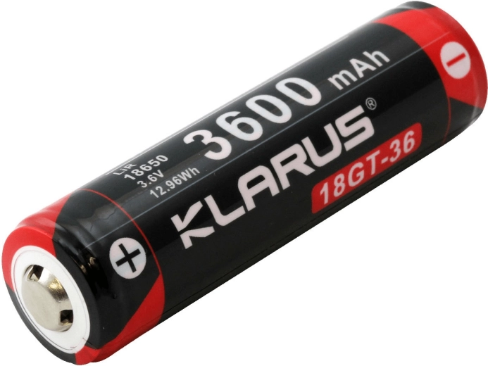 Tölthető Li-Ion 18650 akkumulátor 3,6 V 3600 mAh KLARUS