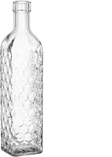 Bordázott palack 500 ml fém csavaros kupakkal 28 mm