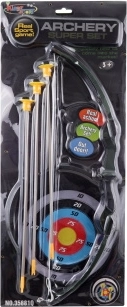 Gyerek íjászkészlet íjjal, nyilakkal és céltáblával