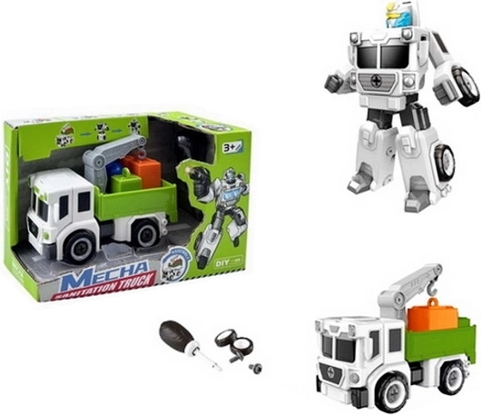 Robot 2 az 1-ben – szemétszállító teherautó és átalakuló robot