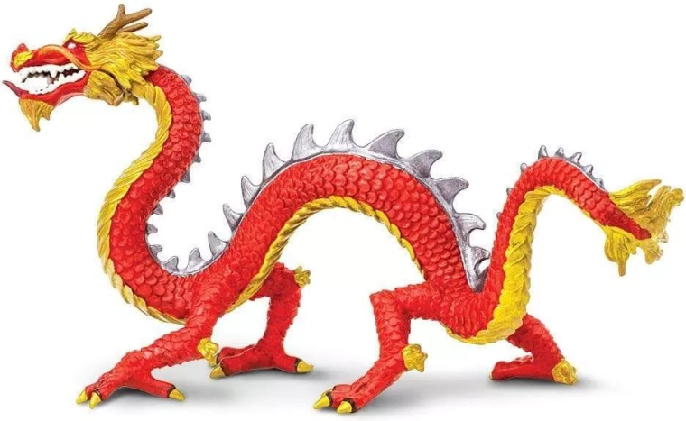 Safari Ltd. szarvas kínai sárkány figura