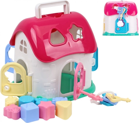 Formabedobó házikó kisgyermekeknek 12 hó+