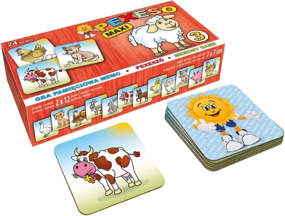 Pexeso mfp lux – udvari állatkák