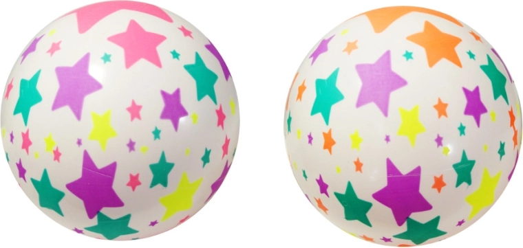 Gumilabda csillagmintával gyerekeknek