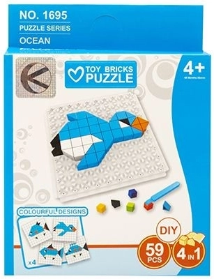 Tengeri állatok puzzle kirakó 59 darabból - 1 db