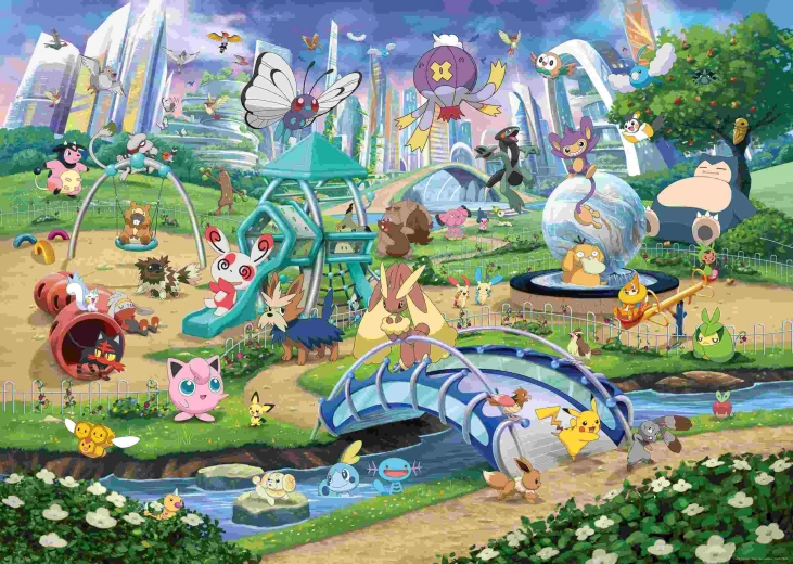 Ravensburger Pokémon Breakout 1 puzzle, 1000 darabos