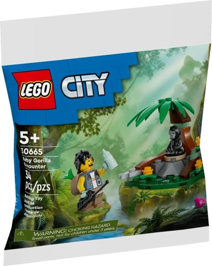 LEGO City Találkozás egy gorillakölyökkel - 1 darab