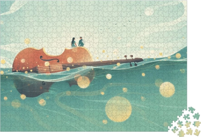 Janod Puzzle Lebegő Hegedű 1000 Darab