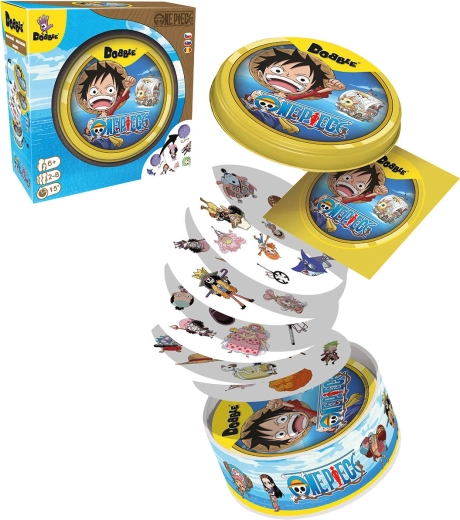 Asmodee Dobble One Piece – megfigyelős játék fémdobozban