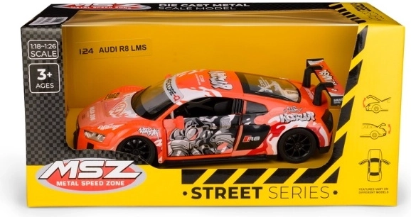 Gyűjtői modell MSZ Audi R8 LMS WASA 1:24 méretarányban
