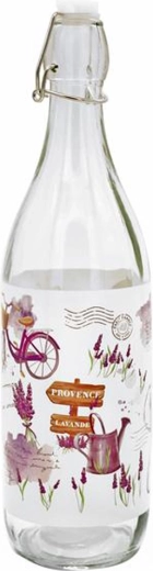 TORO 1 l üvegpalack patentzárral – levendula