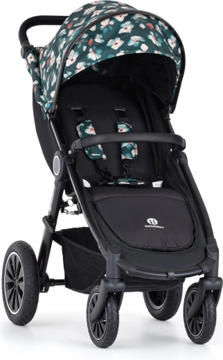 Petite&Mars sport babakocsi Street+ Air black limited flowers