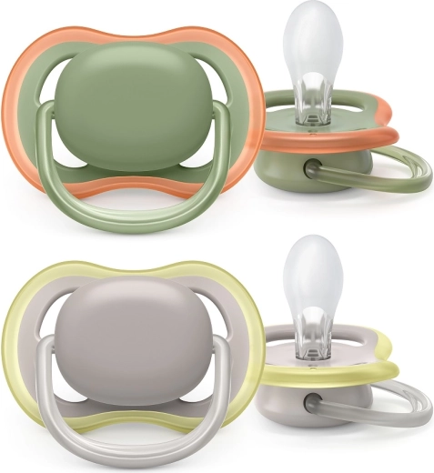 Philips Avent Ultra Air cumi, 6–18 hónaposoknak, szilikon, 2 db