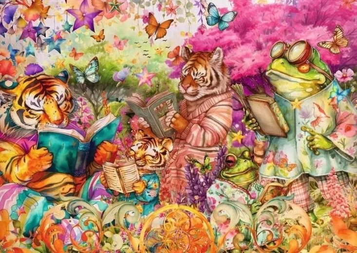 Ravensburger puzzle Könyvklub 1000 darab