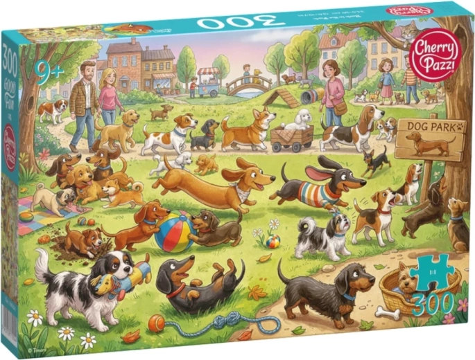Cherry Pazzi puzzle – Kutyák a parkban, 300 darabos
