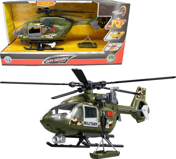 Katonai helikopter 1:12 SPARKYS
