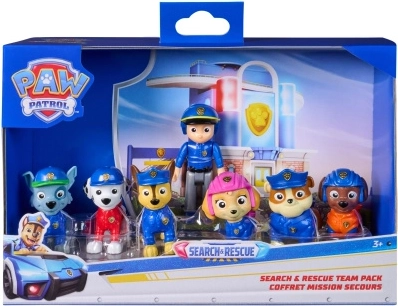 Mancs Őrjárat Search & Rescue – 7 darabos mentő- és keresőfigura szett