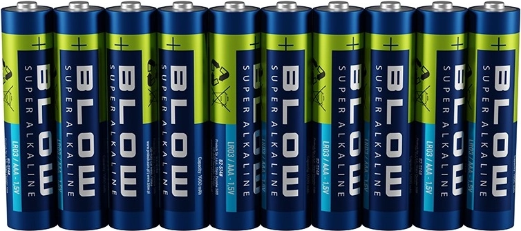 Alkáli elemek AAA (LR03) BLOW Super Alkaline 10 db