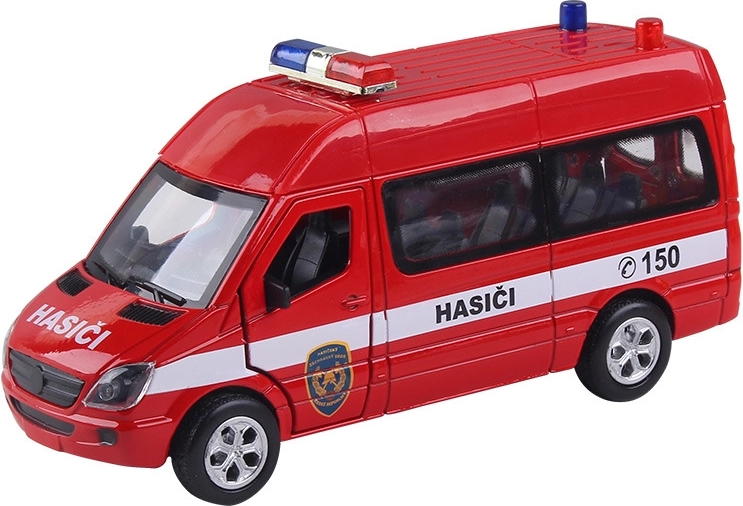 Tűzoltó autó hang- és fényhatásokkal