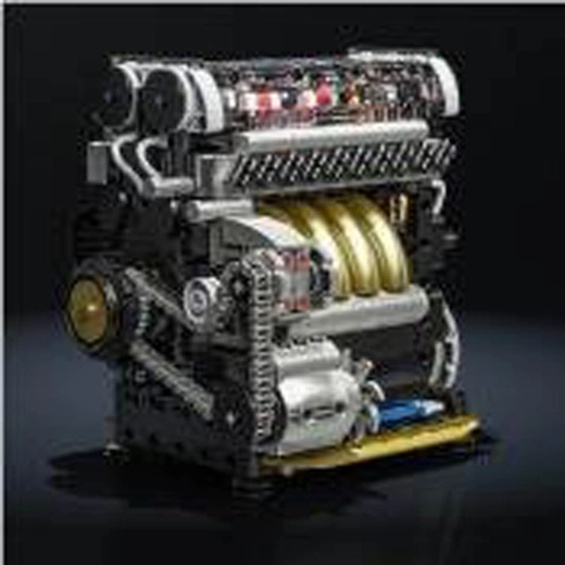 L-TYPE motor modellépítő készlet, 847 darab