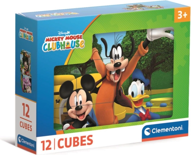 Puzzle kockák 12 db DISNEY Minnie és Mickey Egér baráti klubja – Clementoni