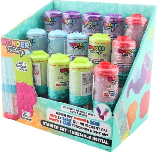 Nem száradó gyurma és 4D homok WONDER FACTORY