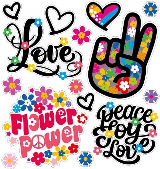 Vasalható matrica Virágok Ereje kis ív