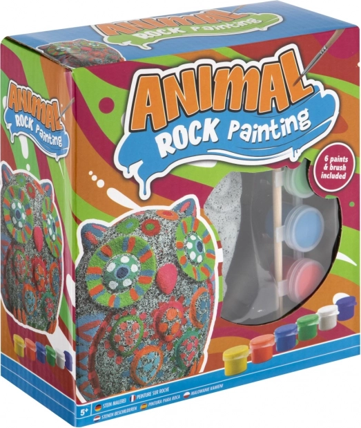 Kreatív kőfestő készlet – bagoly