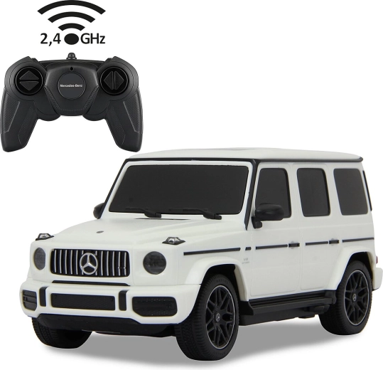 Jamara Mercedes‑AMG G 63 távirányítós autó 1:24 fehér 2,4 GHz - 1 db