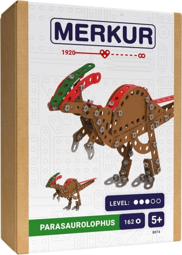 Merkur dinoszaurusok: Parasaurolophus – fém építőjáték 162 darabból