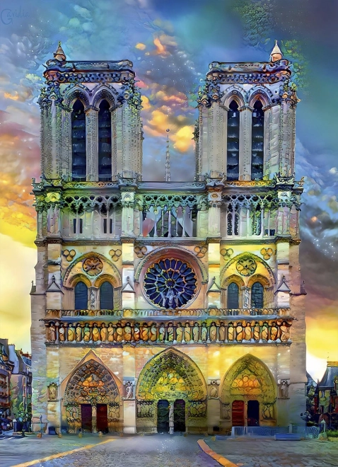 BLUEBIRD Notre-Dame Párizsban puzzle, 1000 darab