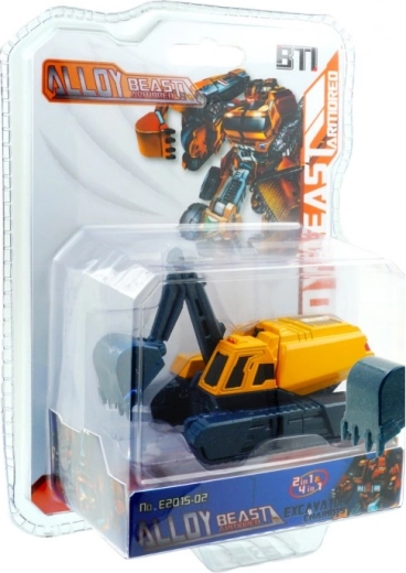 Transformer teherautó építőgép-robot